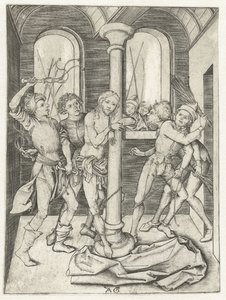 Flagellation du Christ (Récit de la Passion) - Monogrammist AG