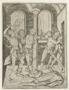 Flagellation du Christ (Récit de la Passion) - Monogrammist AG