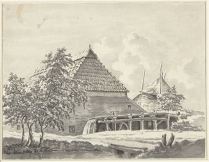 Moulin à eau - Monogrammist AWA