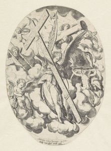 Anges avec instruments de la Passion - Monogrammist GH