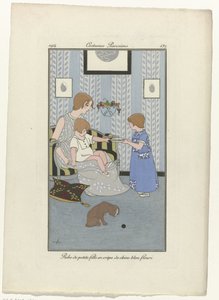 Journal des Dames et des Modes, Costumes Parisiens : Robe de petite fille
