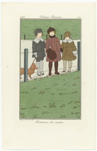 Journal des Dames et des Modes, Costumes Parisiens, 1914, No. 147 : Costumes du matin