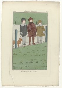 Journal des Dames et des Modes, Costumes Parisiens, 1914, No. 147 : Costumes du matin