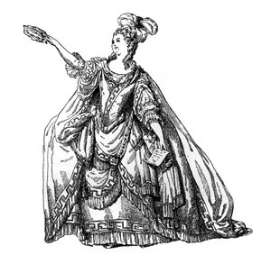 Costume du théâtre français, 1885