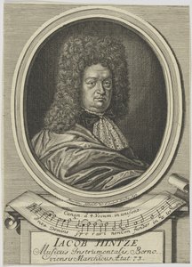 Portrait de Jacob Hintze 1622-1702, 1695