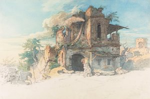 Illustration pour la ballade Der Gang nach dem Eisenhammer de Friedrich Schiller