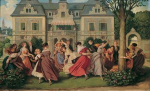 Jeu de société - Moritz Ludwig von Schwind