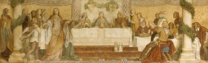 Détail de la fresque du Landgrave, Château de Wartburg, vers 1855 - Moritz Ludwig von Schwind