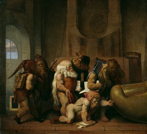 Gnomes au pied de la Bavaria - Moritz Ludwig von Schwind