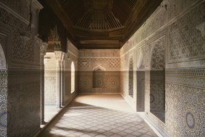 Vue intérieure de la Kasbah de Thami El Glaoui