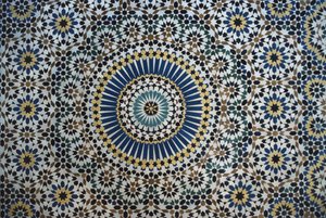 Kasbah de Thami El Glaoui, zellige, détail