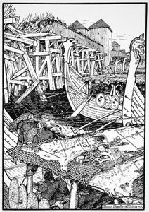 La Bataille du Pont de Londres, 1014, 1913
