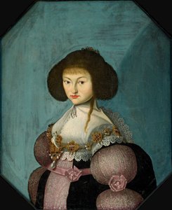 Princesse Magdalene Sibylle de Saxe 1617-1668, Duchesse de... - Morten Steenwinkel