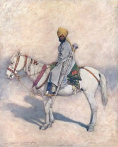 Un porteur de masse monté, 1903 - Mortimer L Menpes
