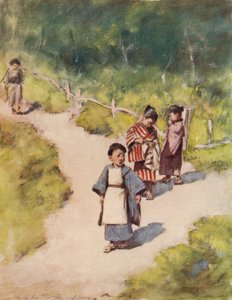 Une promenade ensoleillée - Mortimer L Menpes