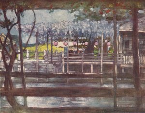 Un jardin de glycine, vers 1887, 1901 - Mortimer L Menpes