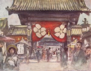 Vers le temple