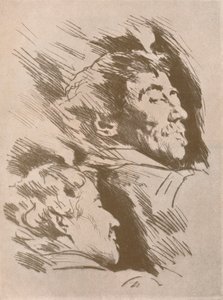 Études de portrait, vers 1880, 1904 - Mortimer L Menpes