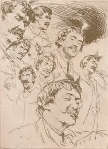 Étude de portrait - Mortimer L Menpes