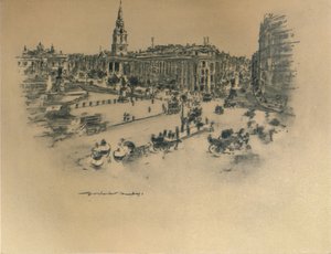 Trafalgar Square - Mortimer L Menpes