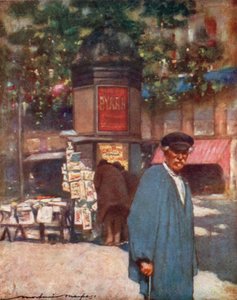Un kiosque sur le boulevard