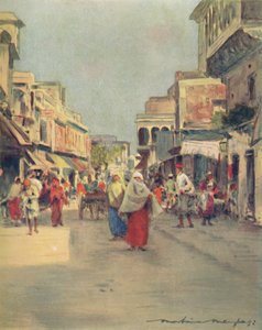 Une rue latérale à Agra, 1905 - Mortimer Ludington Menpes