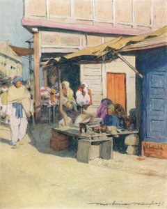 Un coin de rue, Peshawar, 1905