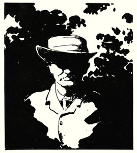 Cecil J Rhodes dans son jardin, Kenilworth, Kimberley