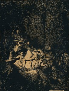 Scène nocturne à Puebla, vers 1895, 1896
