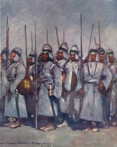 Soldats matelassés de Kishengarh, 1903