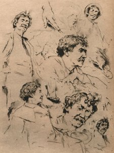 Études de James McNeill Whistler, vers 1886, 1903 - Mortimer Ludington Menpes