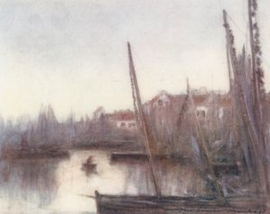 La flotte de sardines, Concarneau - Mortimer Ludington Menpes