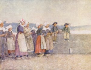 En attendant la flotte de pêche, Concarneau - Mortimer Ludington Menpes