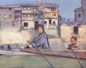 Enfants du monde : Cachemire, sur la rivière Jhelum