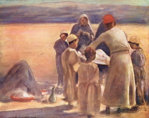 Les enfants du monde : Leçon de géographie - Mortimer Ludington Menpes