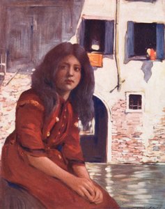 Enfants du Monde : Italien, sur une gondole - Mortimer Ludington Menpes