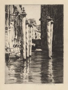 Un canal étroit, Venise - Mortimer Menpes