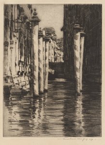 Un canal étroit, Venise