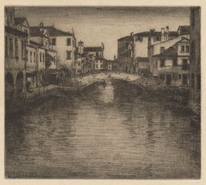 Un canal latéral, Venise