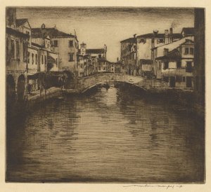 Un canal latéral, Venise