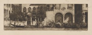 Palazzi sur le canal - Mortimer Menpes