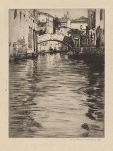 Reflets, Venise (Pont de Luciano, Grand Canal) - Mortimer Menpes