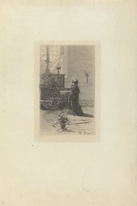 Enfant de chœur agenouillé - Mosè di Giosuè Bianchi