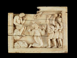 La lapidation de Saint Étienne, vers 1100