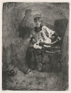 Acolyte assis - Mose Bianchi