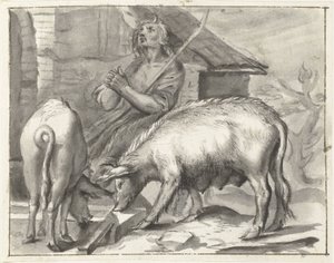 Ferme avec volaille - Moses Ter Borch