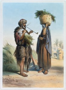 Homme et femme fellahs, 1848