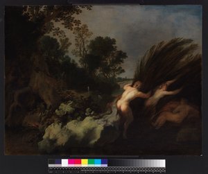 Paysage boisé avec Pan et Syrinx, avant 1648