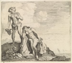 Bacchus trouve Ariane à Naxos - Moyses van Wtenbrouck