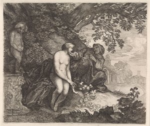 Vertumne essayant de séduire Pomone